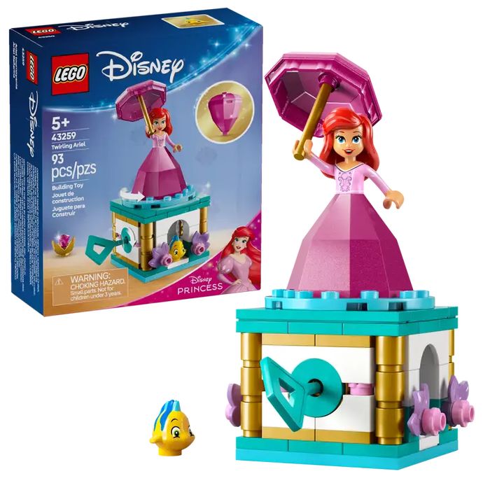 LEGO Disney Princess Wirująca Arielka 43259. LEGO