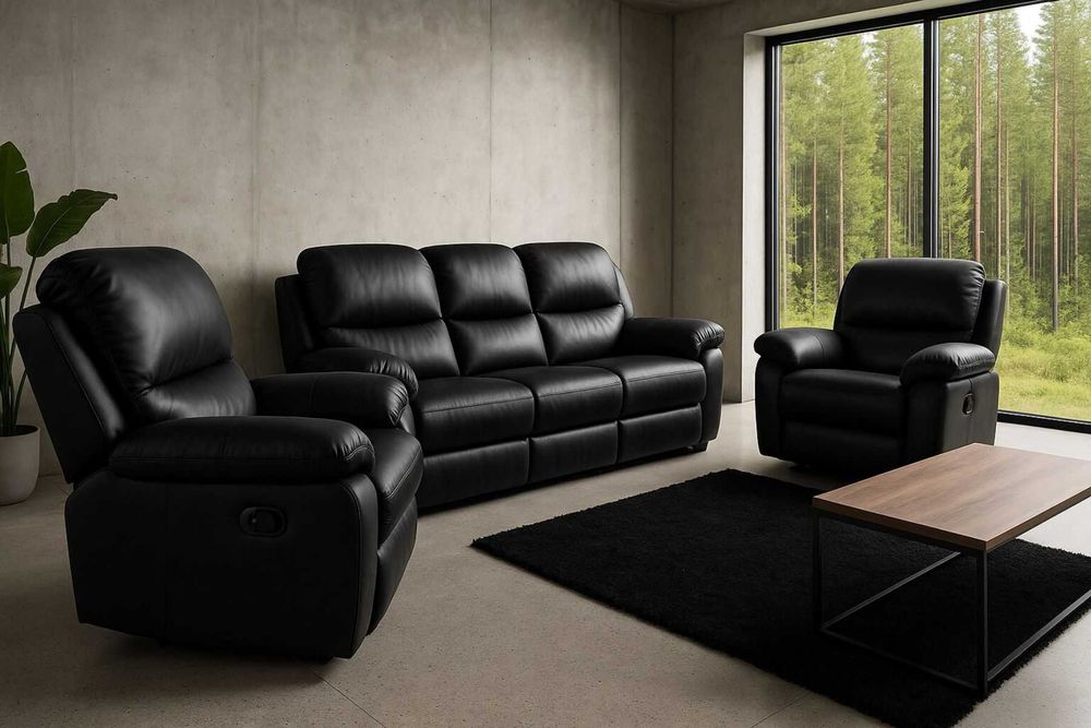 Komplet DAKOTA -20% ! relaksy, spanie ! Skóra ! Dostępny od zaraz!