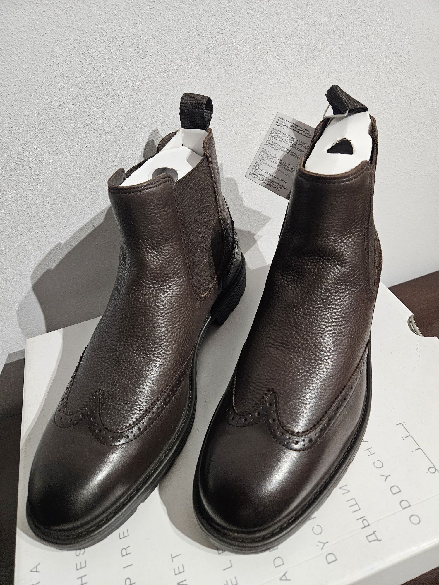 Botas pele de homem Geox