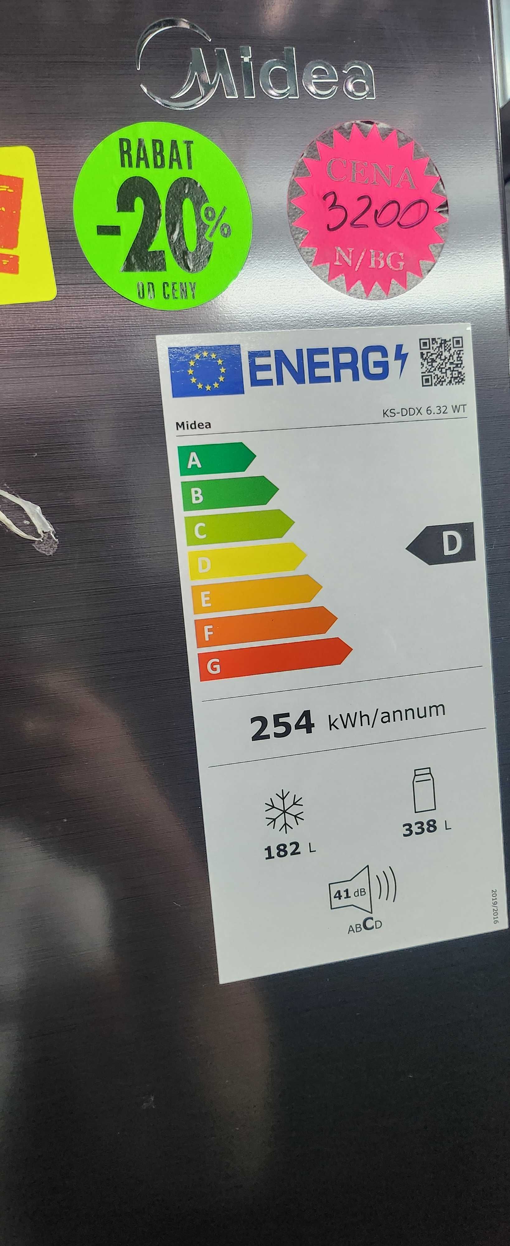 JANKI AGD Lodówka side by side Midea KS-DDX 6.32 WT