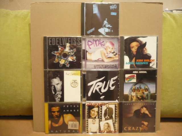 Wyprzedaż dużej kolekcji płyt CD z muzyką pop, dance.Zobacz!