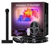 system AMBILIGHT TAŚMA LED Podświetlająca rgb 5m do TV 40-85'' kamera