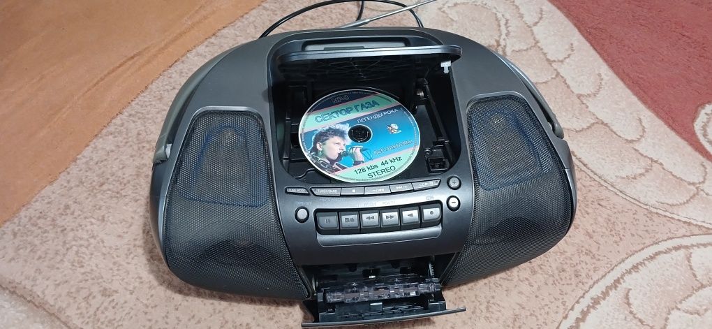 Магнітофон Panasonic RX-D29 CD/MP3/Радіо, супербас!