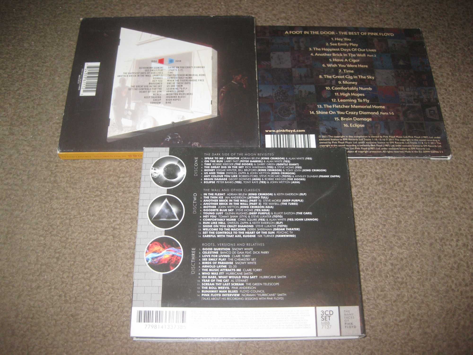 3 CDs dos "Pink Floyd"