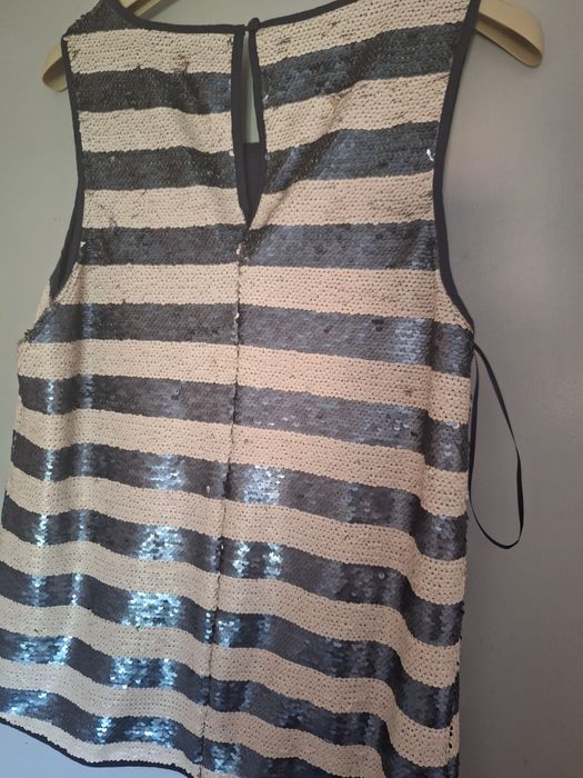 Top de lantejoulas da Naf Naf