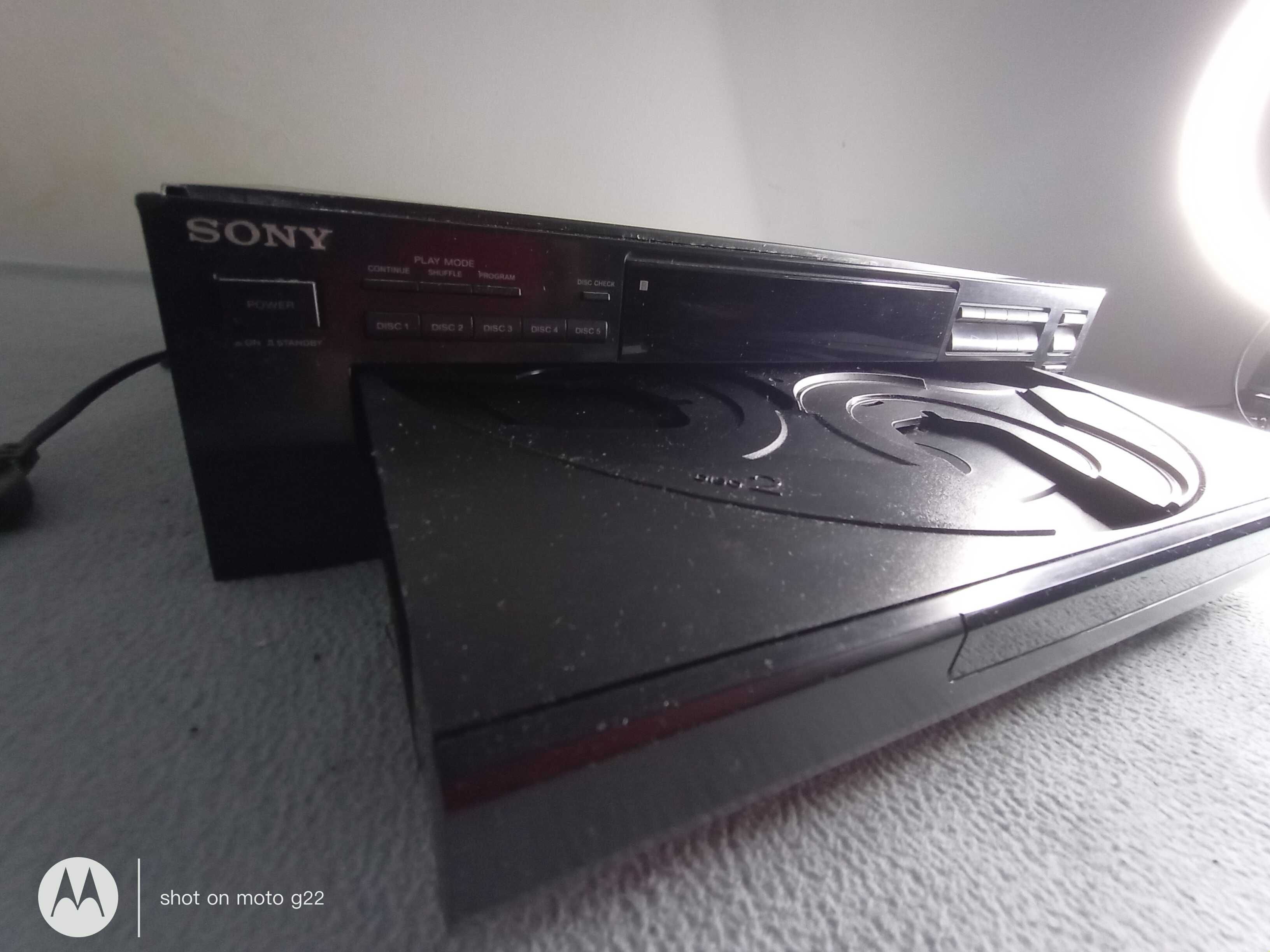 Odtwarzacz CD Sony CDP-C365 czarny