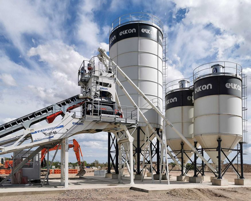 Silos na cement ELKON 500 ton z dostawą, z pełnym osprzętem
