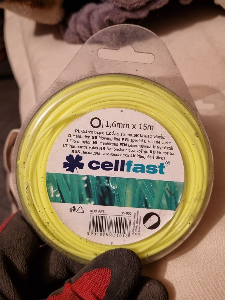 Żyłka 1.6mm 15m Cellfast nowa