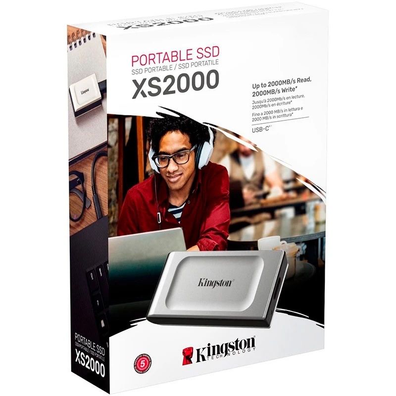 Зовнішній накопичувач SSD KINGSTON 4TB з гарантією
