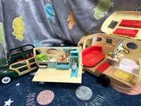 Набір іграшок Sylvanian Families автомобіль та трейлер