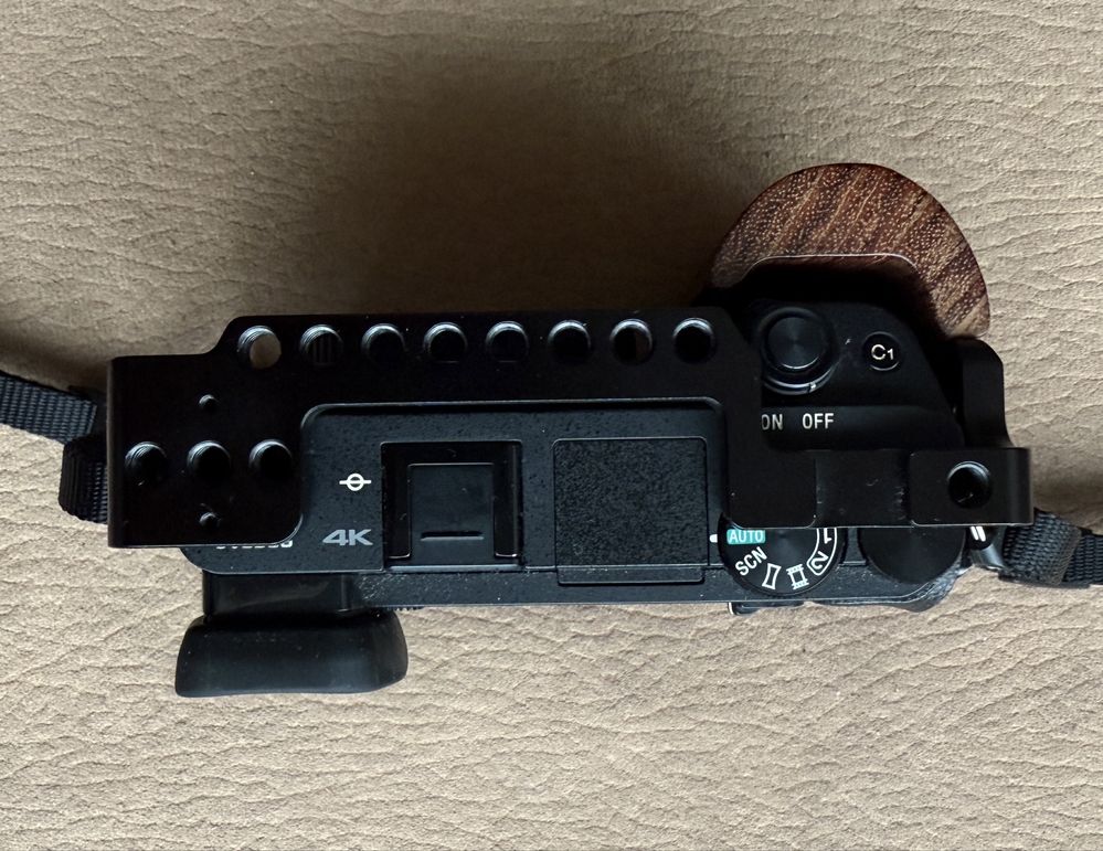 SmallRig Camera Cage Woodgrip for Sony A6000 A6300  A6500