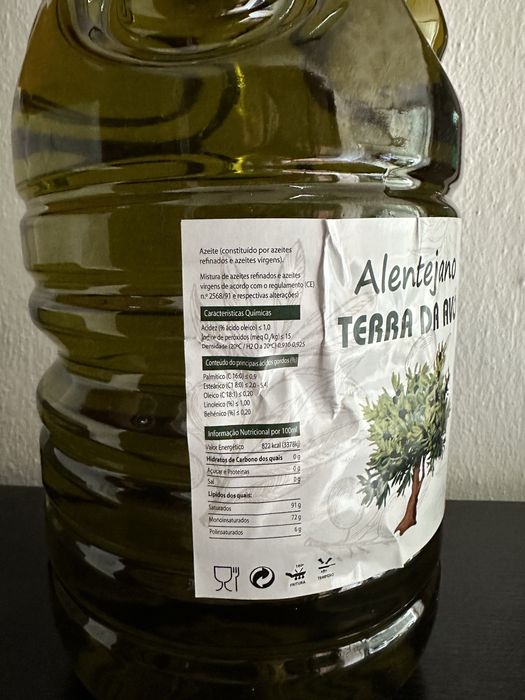 Azeite Biologico Alentejano 5L
