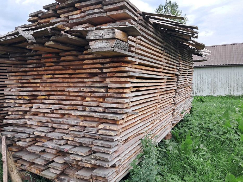 Deski, bale sosnowe, sezonowane, budowlane