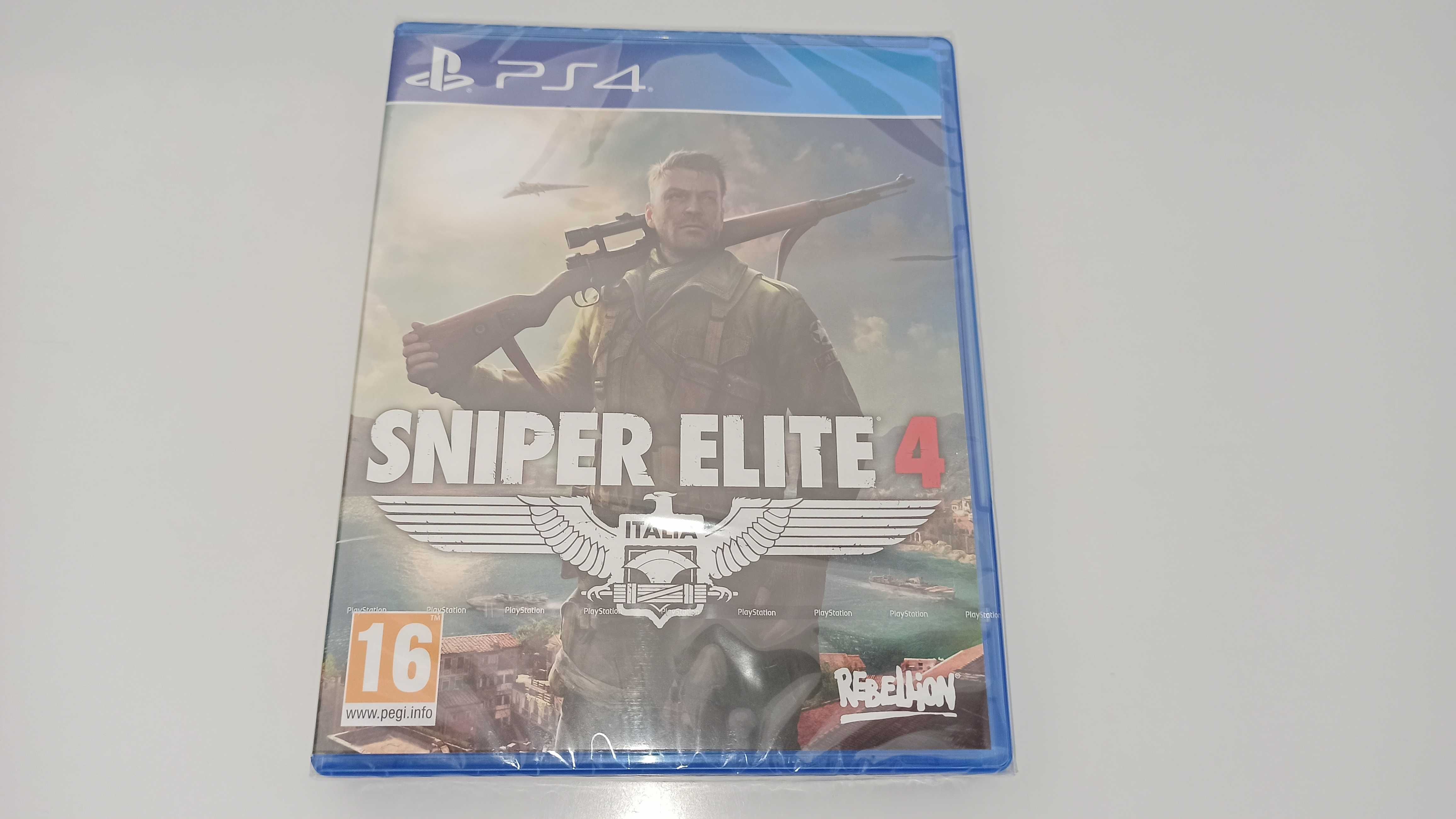 ps4 SNIPER ELITE 4 PL po polsku druga wojna światowa Nowa!