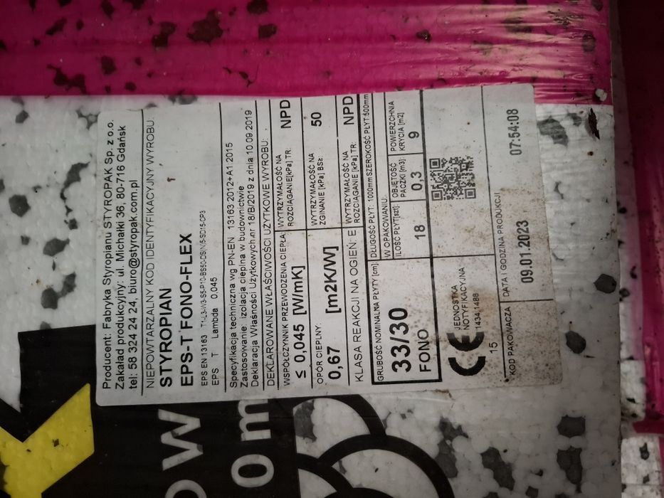 Styropian 1000×500