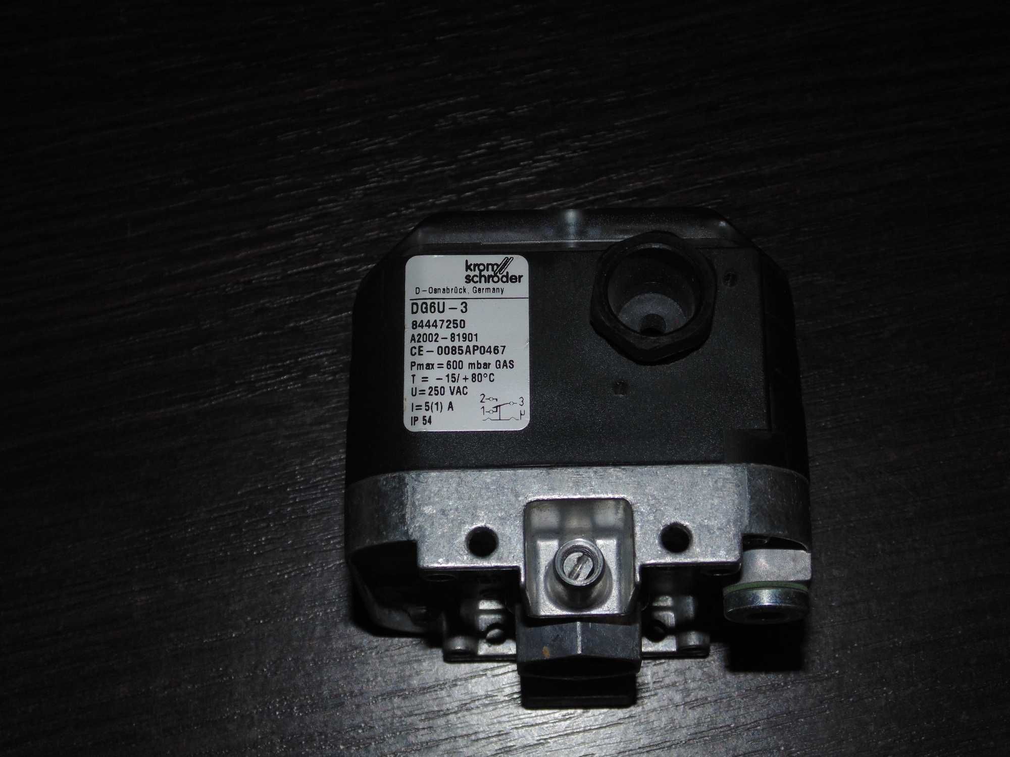 Датчик-реле давления KromSchroder DG6U-3, 0.5-6 mbar