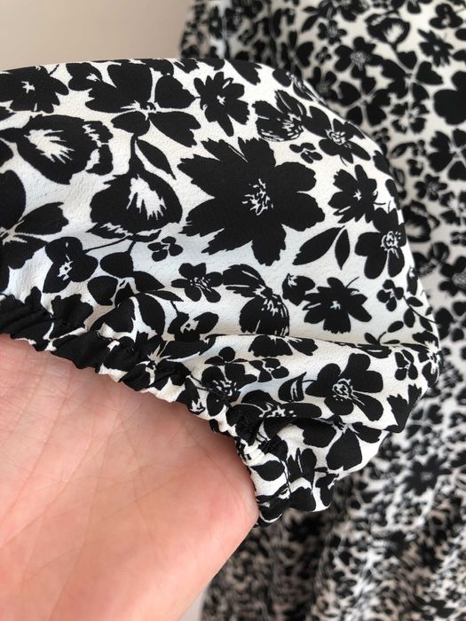 Sukienka na lato 44 sukienka w kwiecisty print XXL okazja