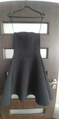 Czarna sukienka na studniówkę nowa Mohito xs