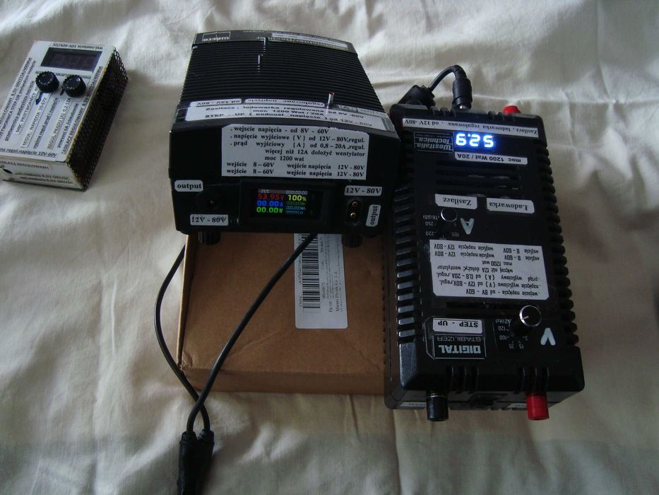zasilacz ładowarka akumulator Li-Lion 0-90V regul. napię 0-20A regul A