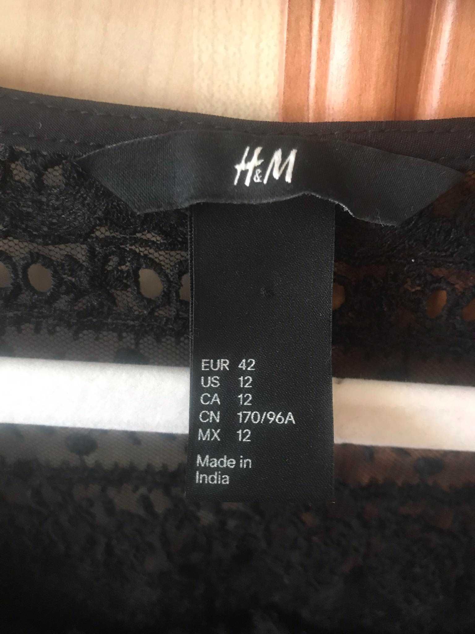 Sukienka czarna H&m 42