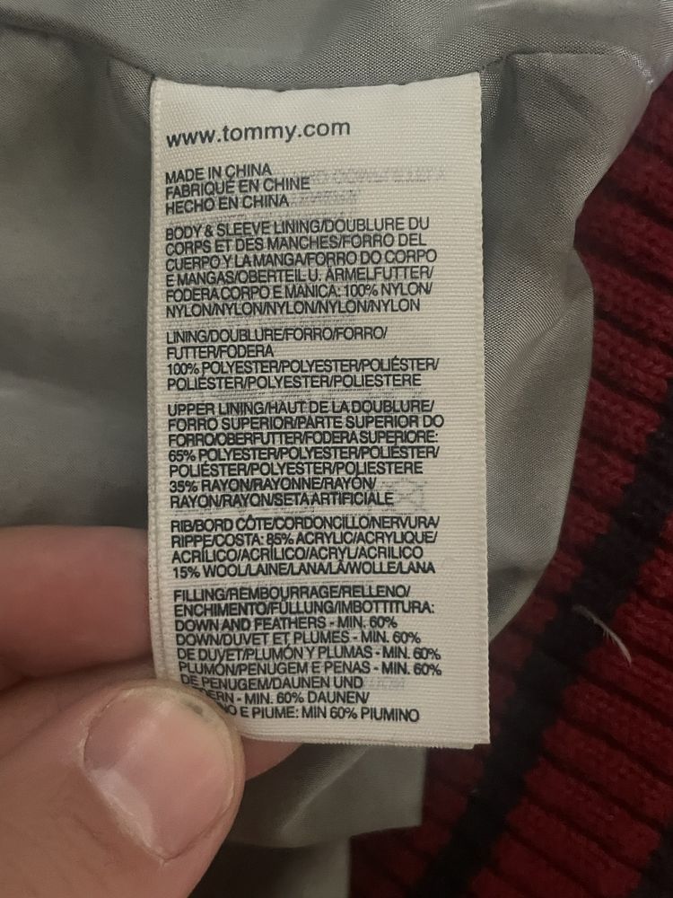 Hilfiger Tommy Kurtka puchowa zimowa