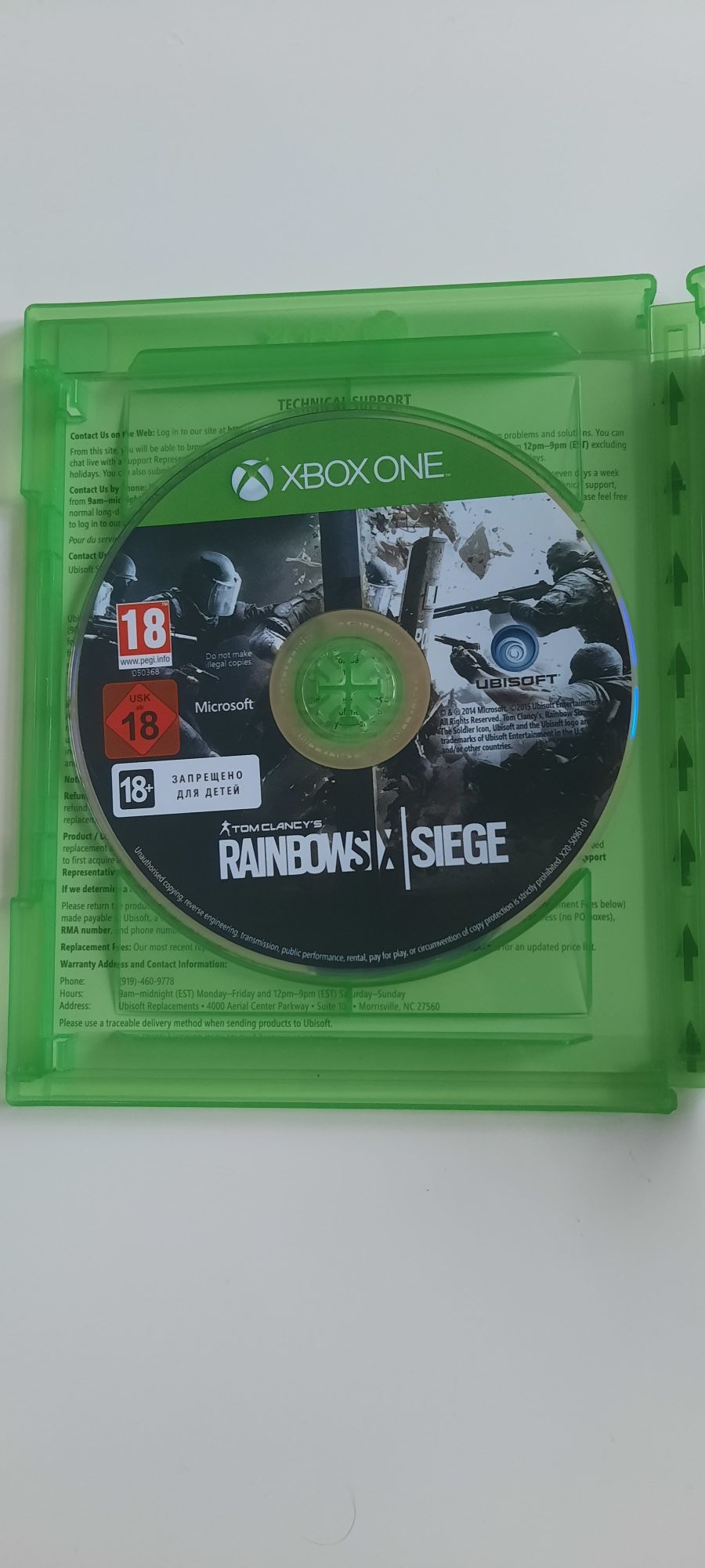 Tom Clancy's Rainbowsx Sięga. Xbox one