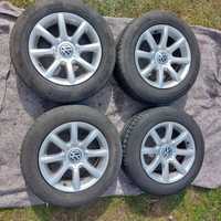 Koła 5x112 alufelgi opony letnie 195/65 R15 vw golf 5,6