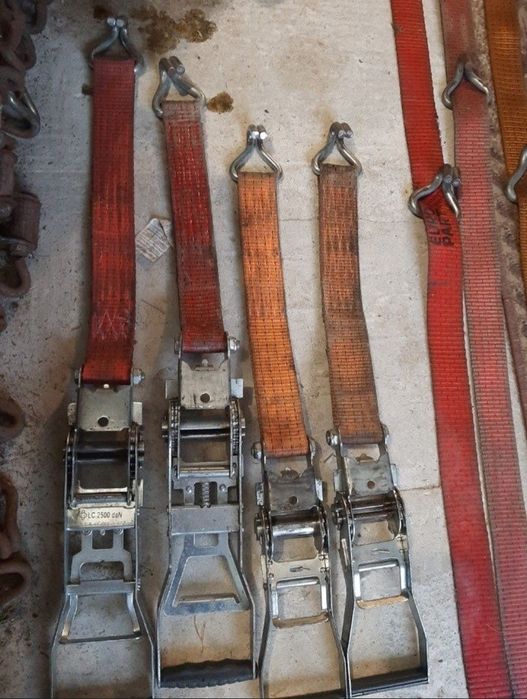 Laweta, pasy zabezpieczające