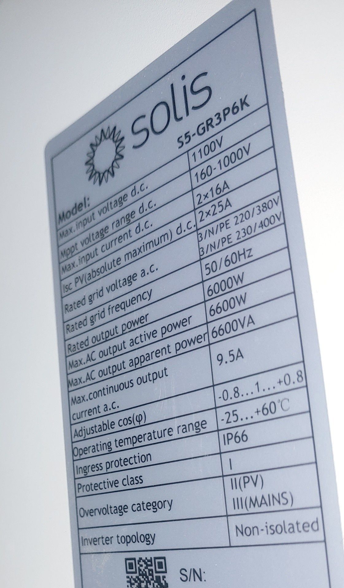 Solis s5gr3p6k, inwerter, falownik, pv