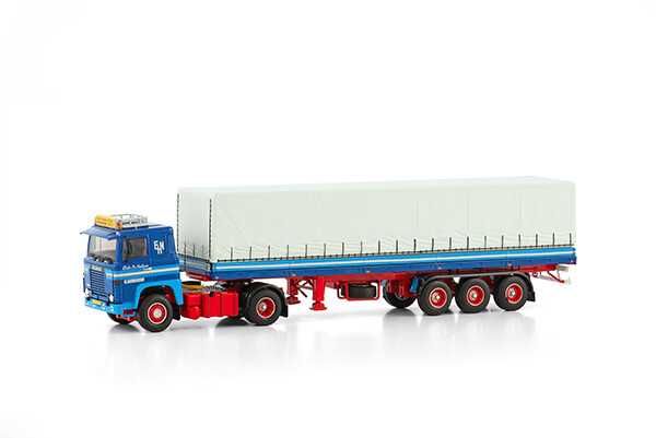 WSI Scania Serie 1 c/ atrelado de cortinas 1/50