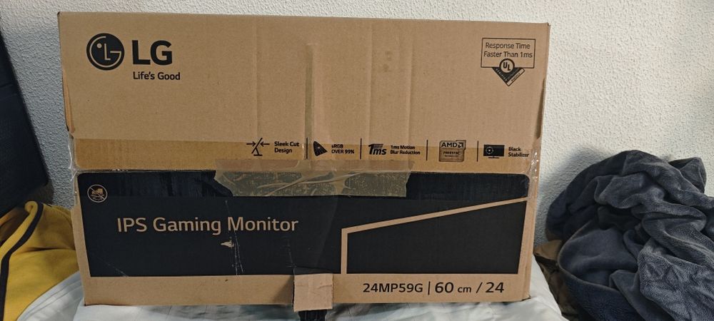 Monitor LG 2a polegadas VGA-HDMI-DP