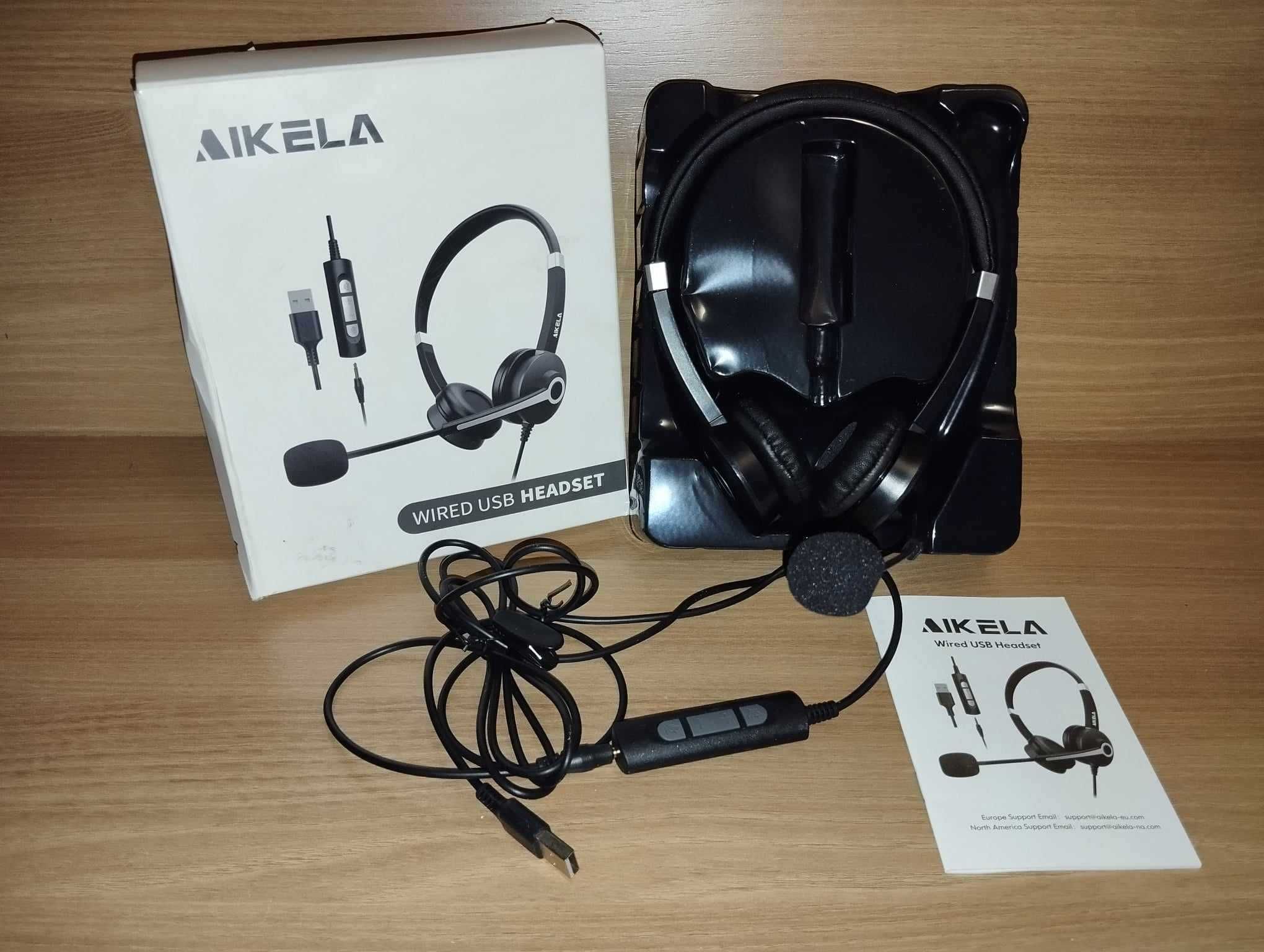 Headset - Słuchawki Bezprzewodowe z Mikrofonem - AIKELA