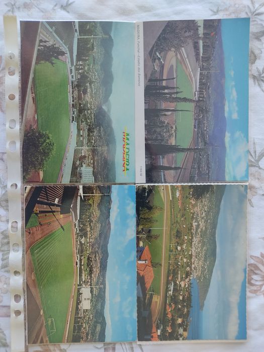 Postais do estádio do Marítimo, Funchal, Madeira