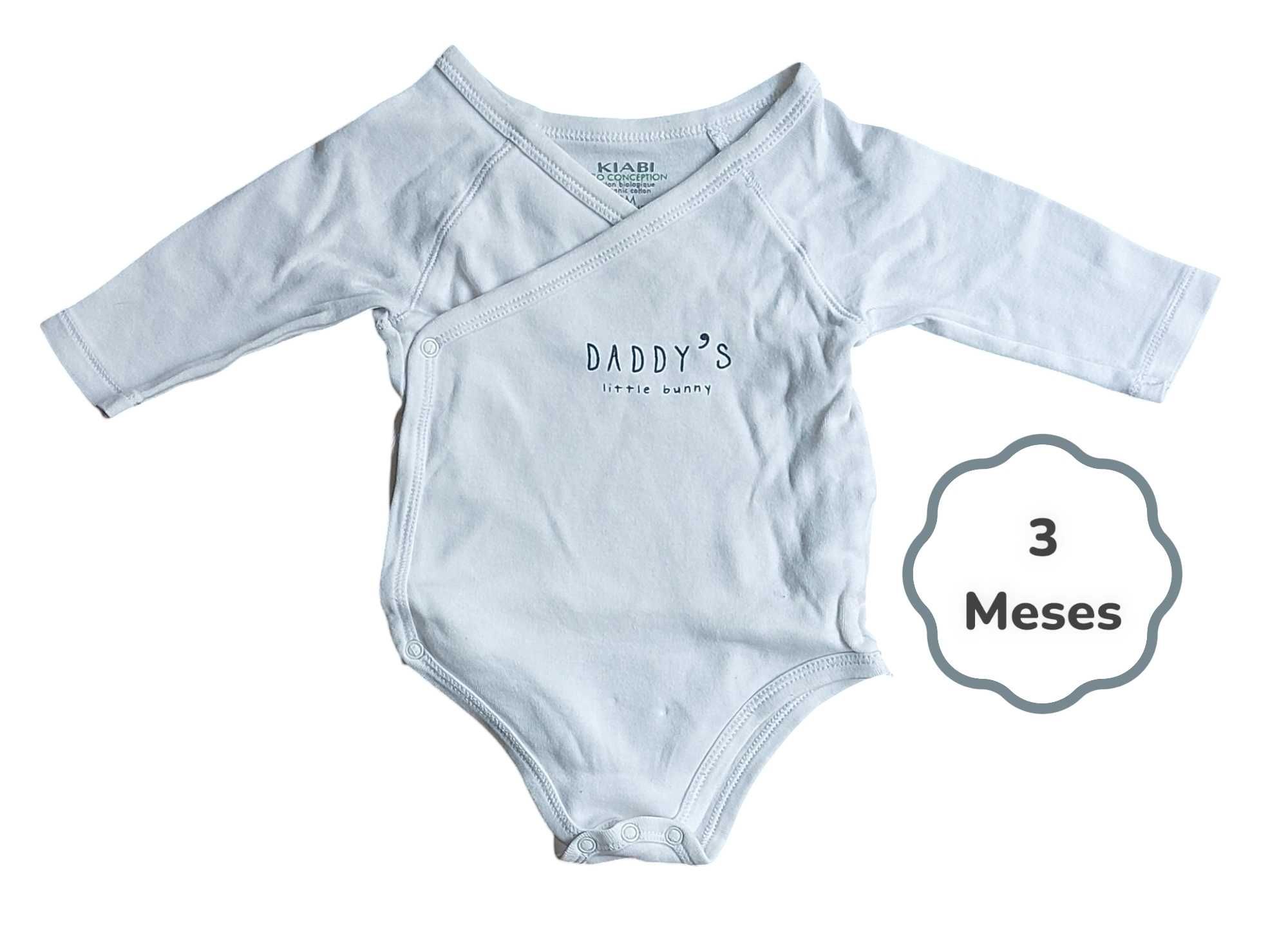 Body Branco Kiabi 3 meses