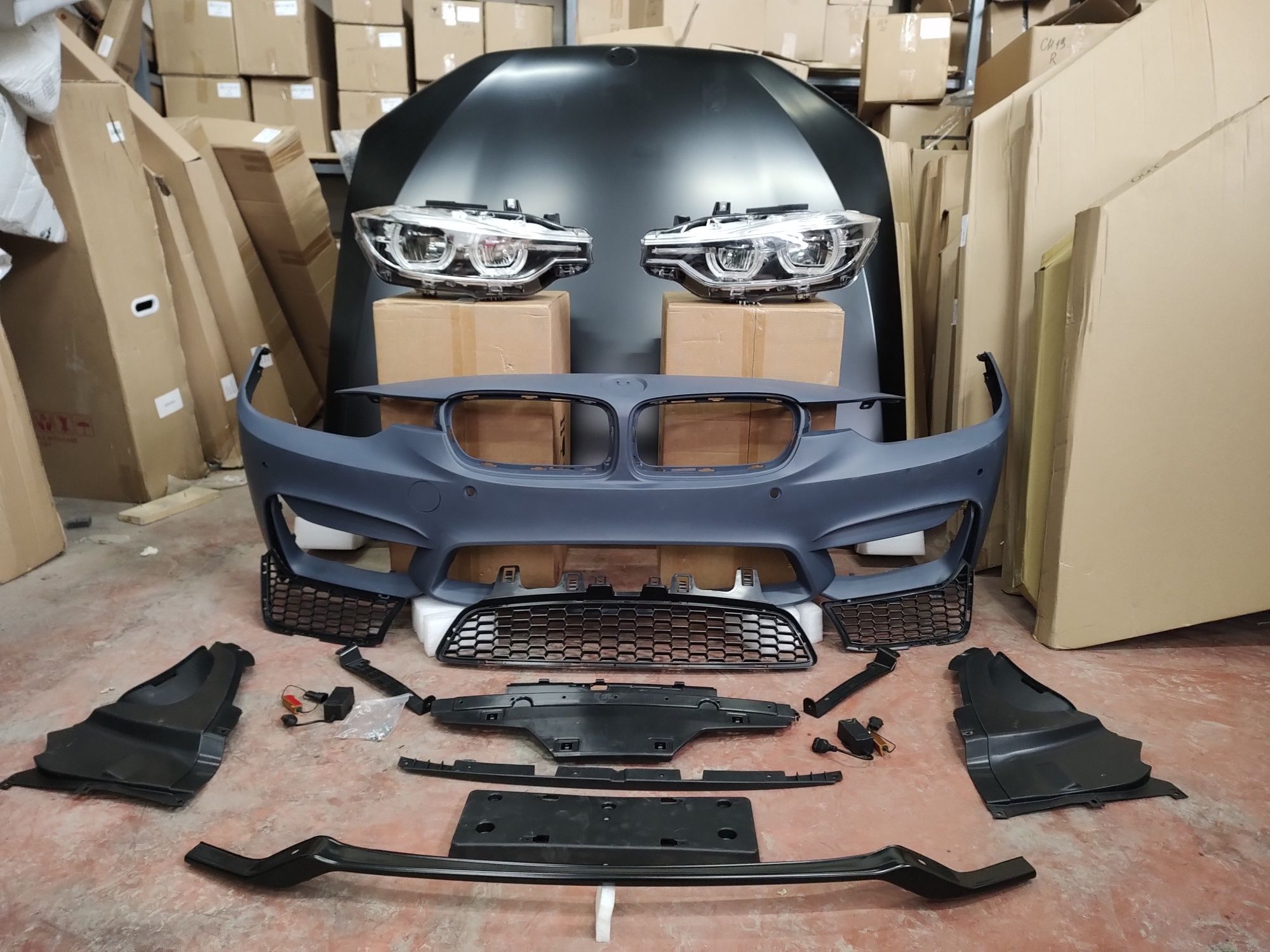 Бампер в сборе BMW M3 F30 оптика БМВ М3 Ф30