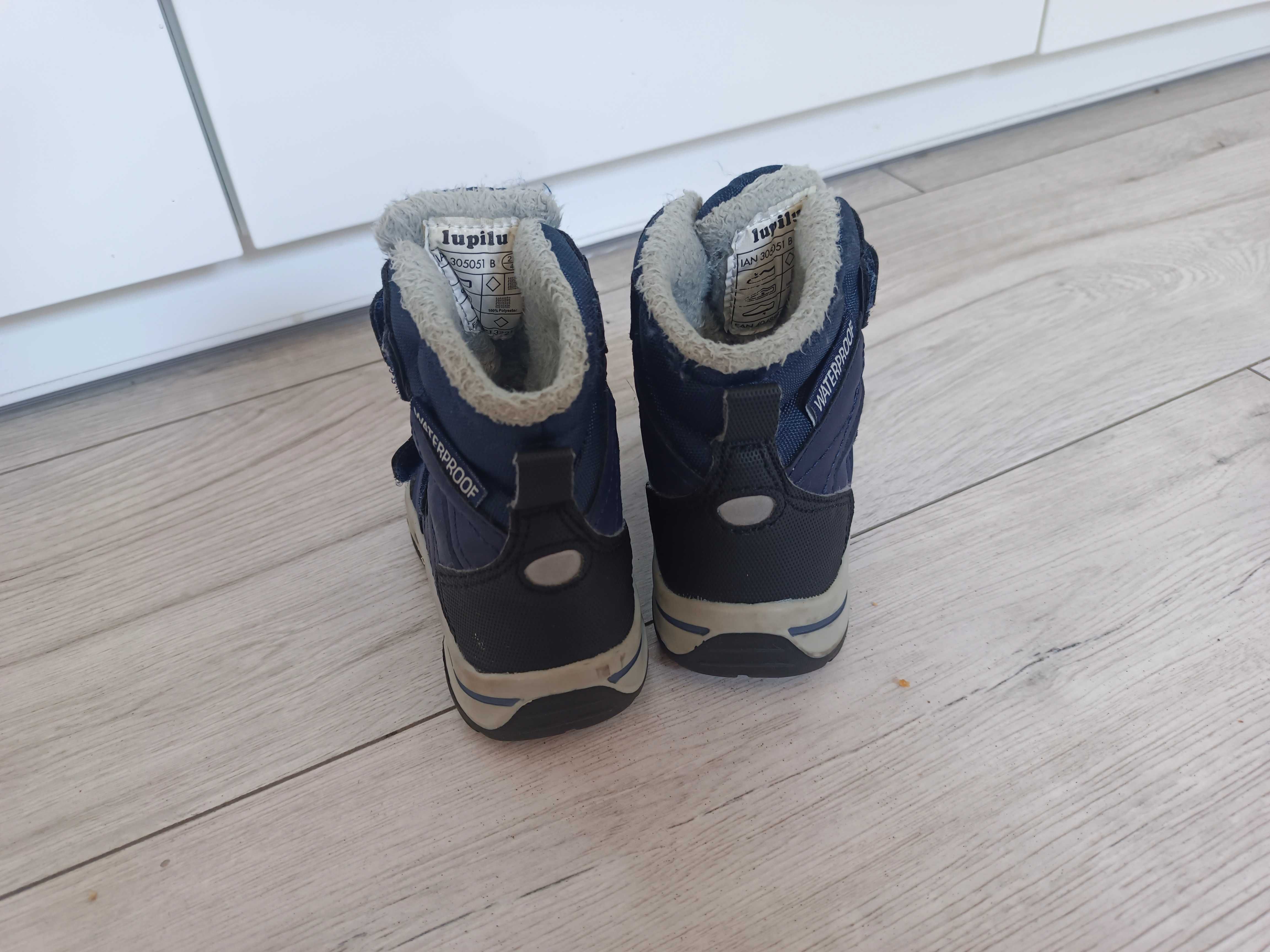 Buty śniegowce lupilu rozm 21 stan bardzo dobry bez przetarć