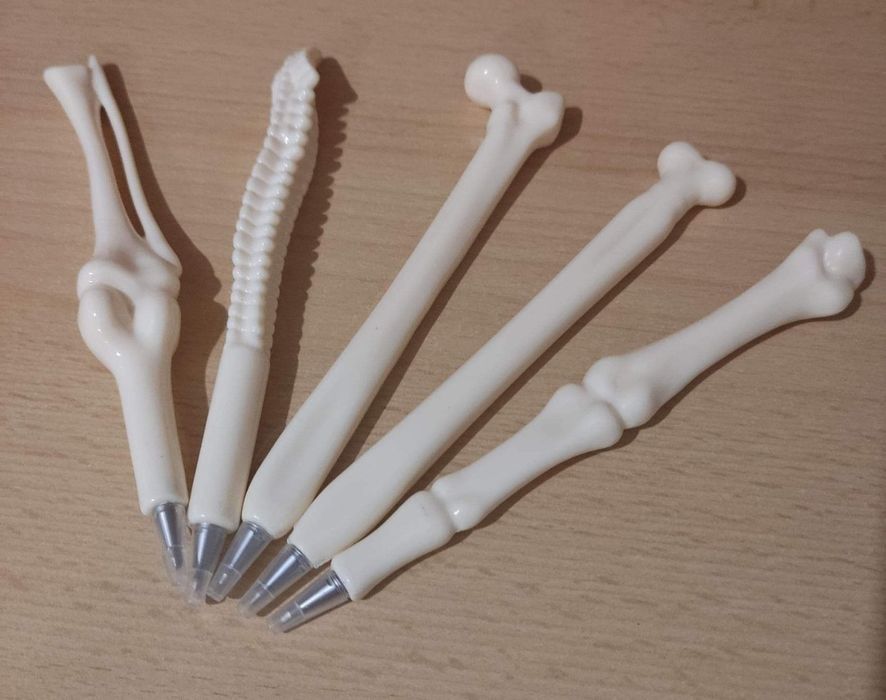 długopisy kości, medycyna, gadżety, prezent, lekarz