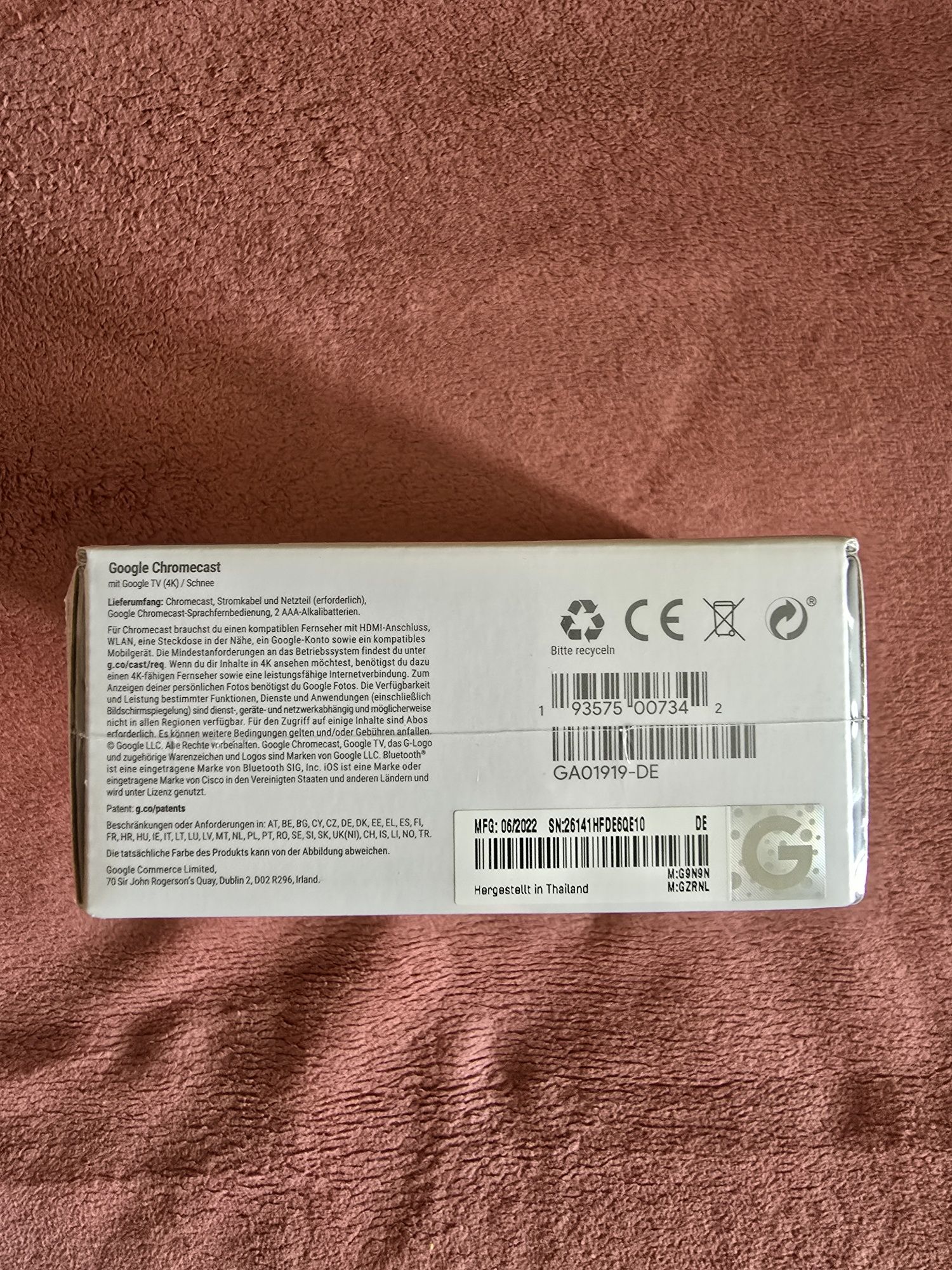 Chromecast 4k Google TV