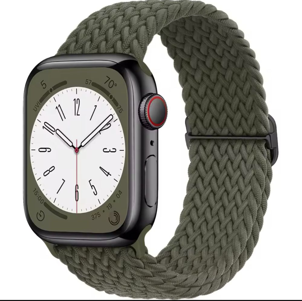 Nowy pasek zegarka Apple watch ciemno zielony 38 / 40 / 41 mm khaki