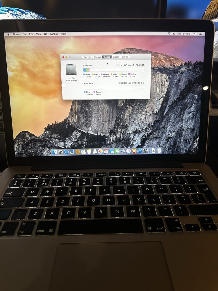 Ноутбук MacBook PRO 13” 2015 A1502 Retina. 8/256 Gb