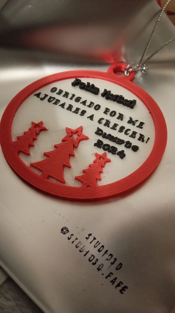 Bolas Natal personalizadas em 3D