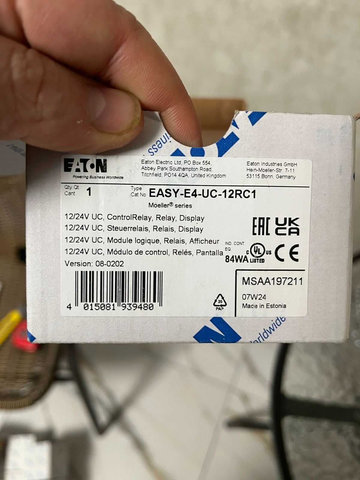 Програмовані реле Eaton Easy — 512, 719, EasyE4 — Оригінал!