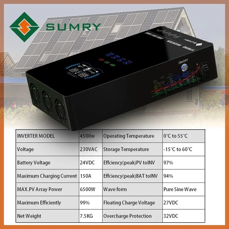 Гібридний сонячний інвертор SAMRY 4500W