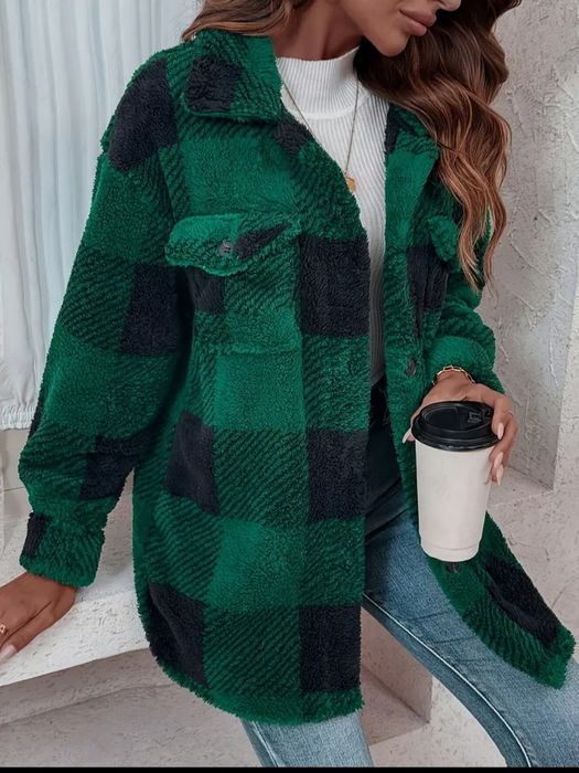 Двосторонній Плюшевий Кардиган