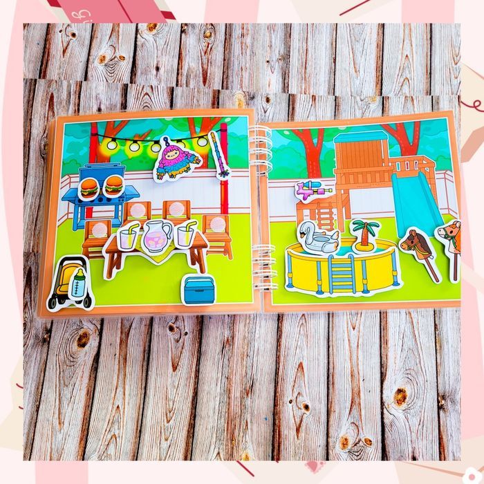 Książka na rzepy Toca Boca, Avatar, Labubu.Lamibook.Prezent dla dzieci