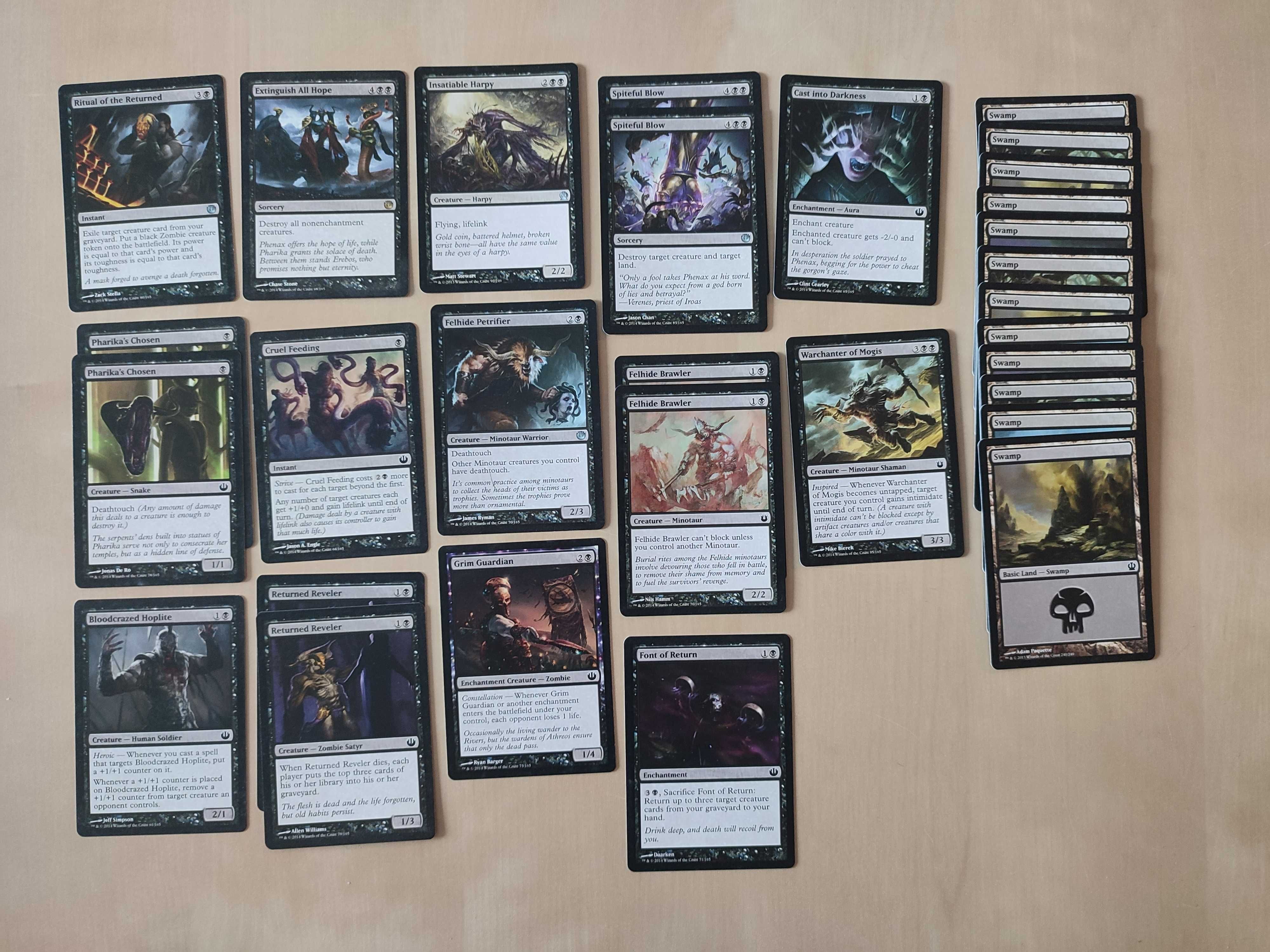 Magic the Gathering - Swamp - 30 kart (np. Extinguish All Hope)