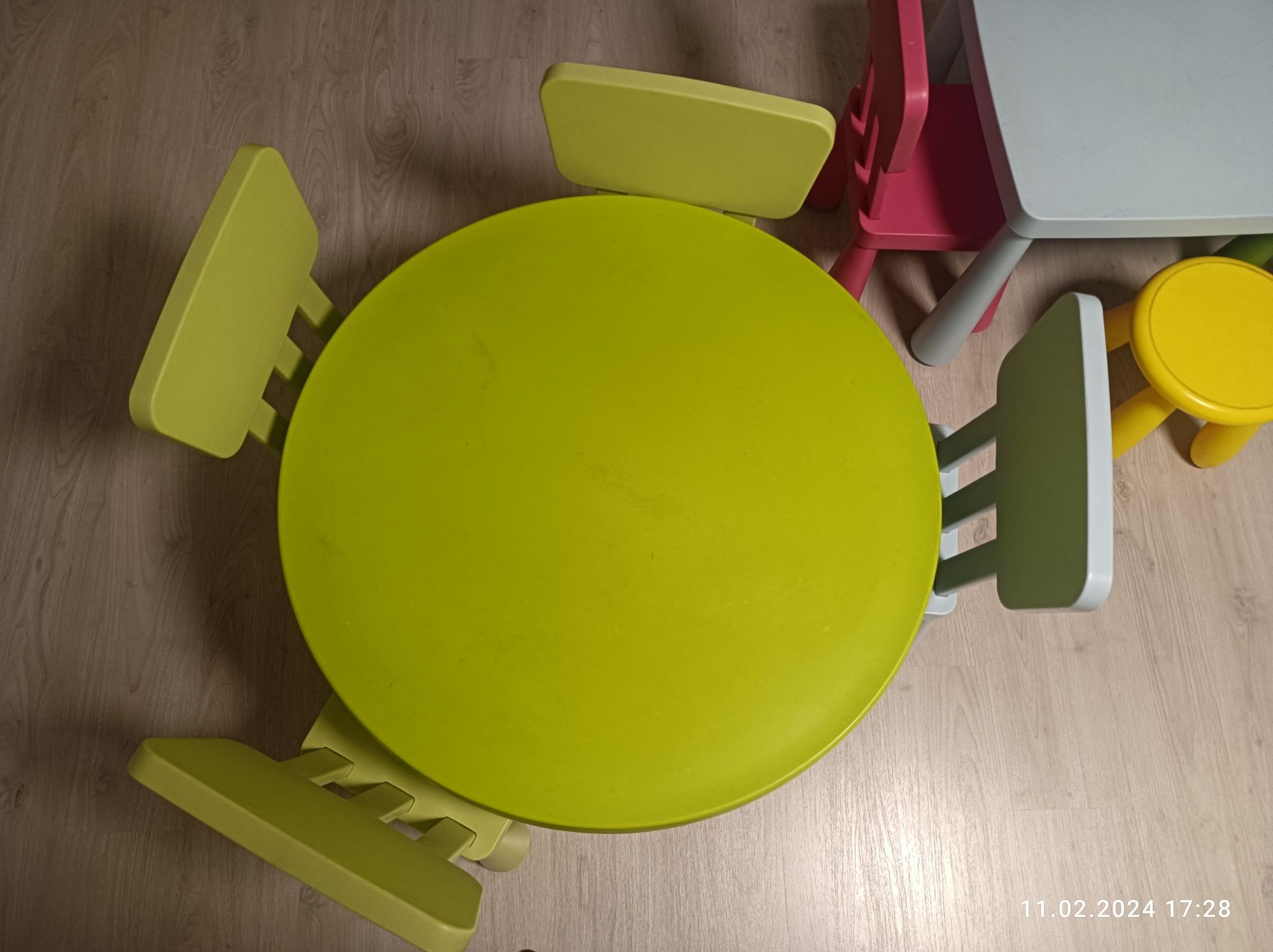 Stół Mamut IKEA okrągły