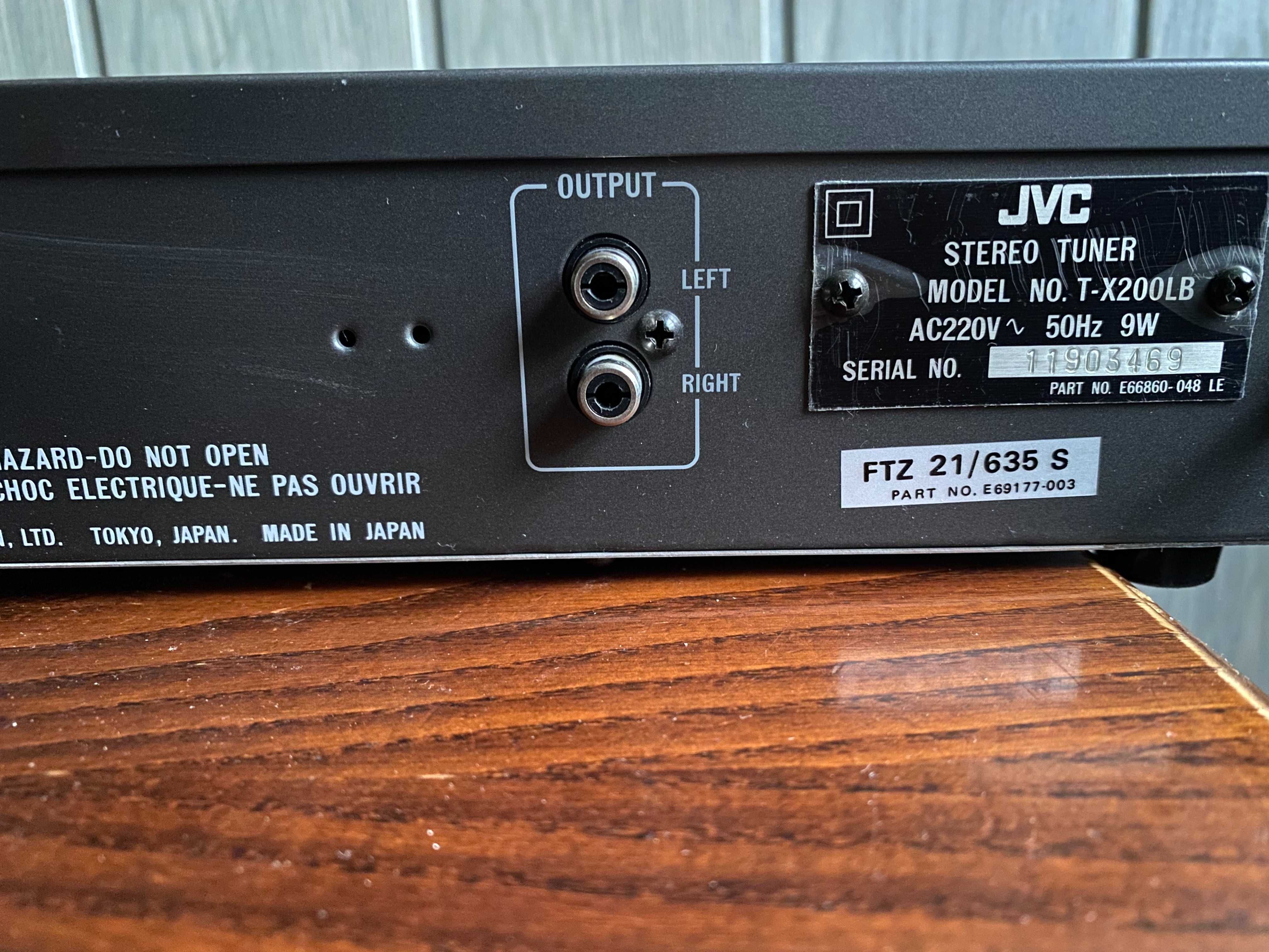 JVC Tuner + instrukcje Kraków stan bardzo dobry
