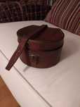 Mala em cabedal vintage original