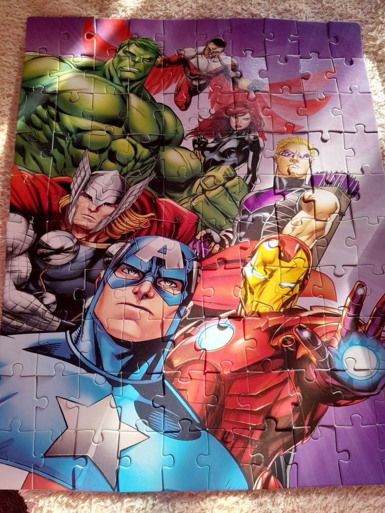 Puzzle Vingadores 100 peças